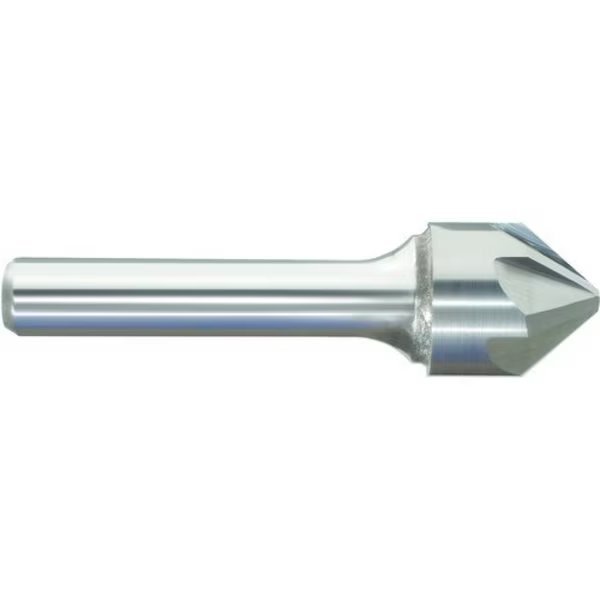 Countersink, Chatterless, Series 5754, 316 Body Dia, 2 Overall Length, 316 Shank Dia, 6 Flutes, Morse, Mfr#: 50662